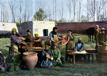 Zsigerelő munkák, Bukhara, Üzbegisztán, c1890