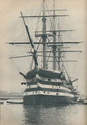 HMS Victory, mielőtt 1922-ben, 1936-ban szárazdokkba szállították