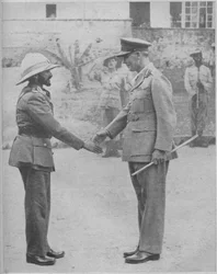 Haile Selassie és Cunningham tábornok, 1941