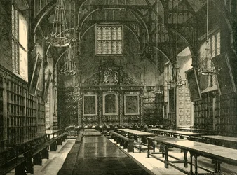 A Trinity College csarnoka, 1898.