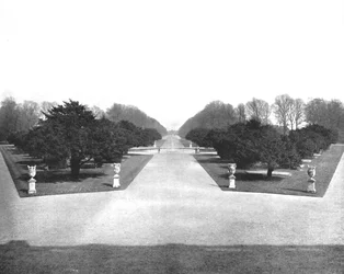 Hampton Court Palace Gardens, Richmond, London, 1894.