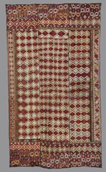Függő Phulkari munka, c. 1875-1900.