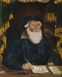 Hans Sachs 1494-1576. Hans Weygel metszete, 1934.
