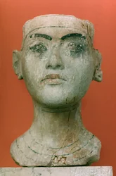 Egy király feje, Tutanhamon, egyiptomi
