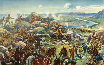 Irány Cronje – A francia tábornok blokkolja az utat Koodoosrand Driftnél, 1901.