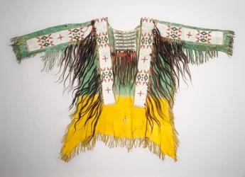 Hide Shirt, c. 1890.
