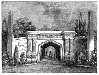 Highgate temető, London, 1838