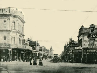 Hindley Street, Adelaide, 1901.
