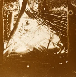 Találat egy 75-ös automata légelhárító ágyúból, c1914-c1918
