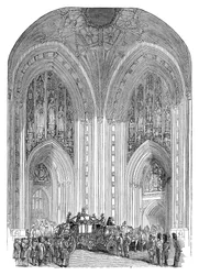 Parlament házai, Grand Entrance, Westminster, London, 19. század vége
