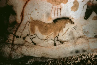 Barlangfestmény Lascaux-ban, Franciaország