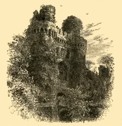 Hurstmonceaux kastély, 1898.