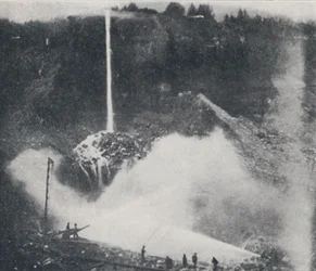 Hidraulikus bányászat, 1923.