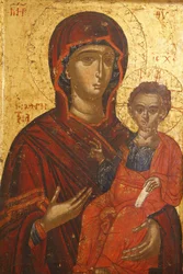 Ikon: Sta Mary Hodigitria (16. század), Berat, Albanie
