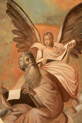 Ikon az Aghiou Pavlou kolostorban az Athos-hegyen, Szent Máté Grece