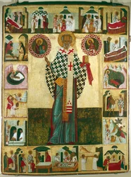 Szent Miklós ikon, orosz