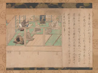 Honen Shuikotokuden-e illusztrált életrajza, kb. 1310-20.