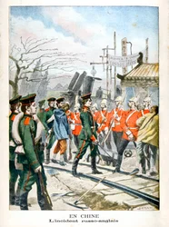 Kínában, incidens oroszok és angolok között, 1901