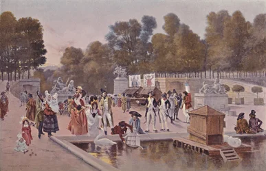 A Tuileriák kertjében, 1896