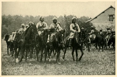 Indiai katonák a fronton, első világháború, 1914, c1920.