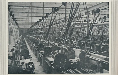 A gyapotmalom belseje, 1910