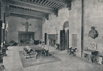 A Palazzo Davanzati belseje, 1928
