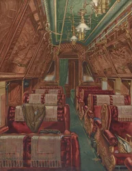 A Pullman Coach belseje, 1888, 19351942.