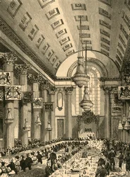 Az egyiptomi terem belseje, 1897.
