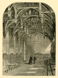 A nagyterem belseje, Lambeth-palota, 1800, 1878.