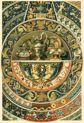 Olasz reneszánsz festett kerámia, 1898.