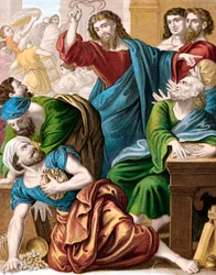 Jézus és a pénzváltók, 1860