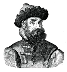 Johann Gutenberg német fémmunkás és feltaláló, 16. század, 1870