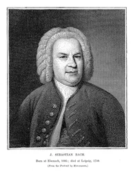 Johann Sebastian Bach 1685-1750, német zeneszerző és orgonaművész, 1746