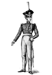 John Ericsson, mérnök, a képen a svéd hadseregben