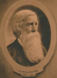John Gibson Paton 1824-1907, skót születésű protestáns misszionárius, 1910-es évek