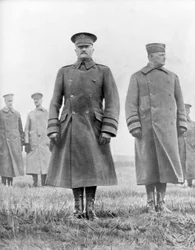 John Pershing és Hunter Liggett, amerikai első világháborús tábornokok, 1918. március