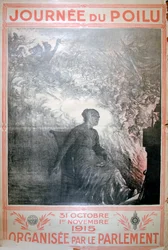 Hairy Day, 1915. október 31-november 1., francia első világháborús plakát, 1915