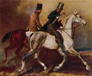 Vilmos császár I. 1797-1888 porosz hercegként. - Kruger festménye, 1934.