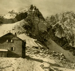 Karlsbaderhütte, Lienz Dolomitok, Ausztria, c1935.