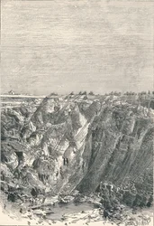 Kimberley: a gyémántbánya megjelenése 1880-ban, 1896-ban
