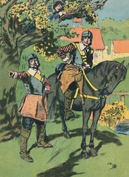 Károly király a tölgyben, c1907