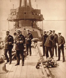 V. György király a HMS Neptune fedélzetén, 1910-es évek 1935