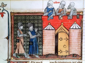 Templomos lovagok Jeruzsálem előtt, 1099, 14. század