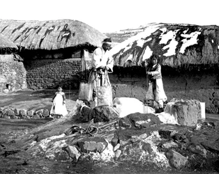 Koreai falusiak, Korea, 1900