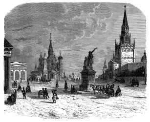 Krusnaya Place, Moszkva, 1890