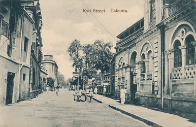 Kyd utca. Kalkutta, 19. század vége – 20. század eleje.