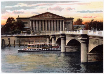 A képviselőház és a Pont de la Concorde, Párizs, c1900