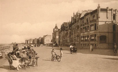 La Digue, A sétány, 1900.