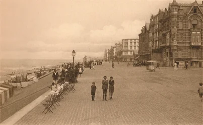 La Digue, A sétány, 1900.