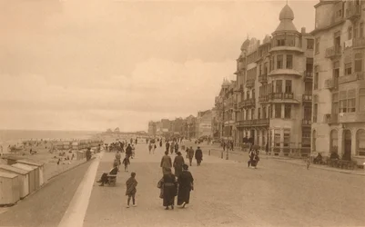 La Digue, A sétány, 1900.